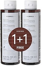 Духи, Парфюмерия, косметика Набор - Korres Laurel And Echincea Shampoo (shm/2*250ml)