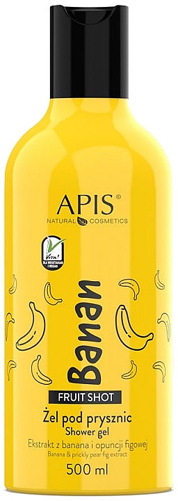 Гель для душа "Банан" - APIS Professional Fruit Shot Banana Shower Gel — фото N1