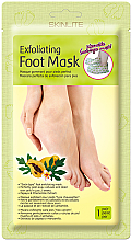Духи, Парфюмерия, косметика Маска-носки для ног, отшелушивающая "Папайя" - Skinlite Exfoliating Foot Mask