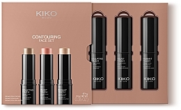 Набор для макияжа лица - Kiko Milano Contouring Face Set (scult/10g + blush/10g + highl/10g) — фото N5