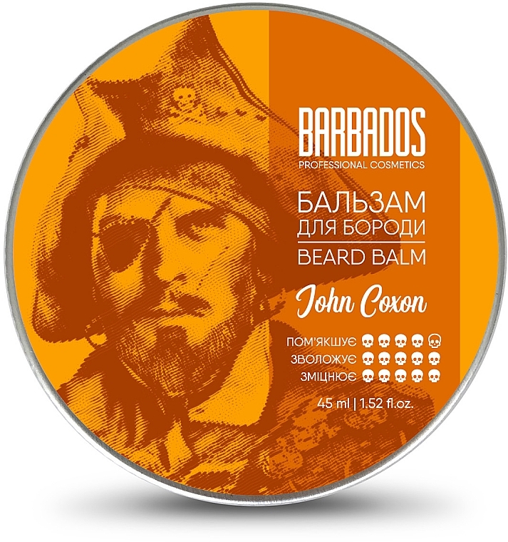 Бальзам для бороды - Barbados Pirates Beard Balm John Coxon — фото N1