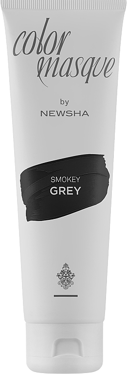 Цветная маска для волос - Newsha Color Masque Smokey Grey — фото N1