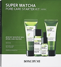 Парфумерія, косметика Набір - Some By Mi Super Matcha Pore Care Starter Kit (gel/45ml + mask/42g + toner/30ml + f/ser/10ml) (міні)