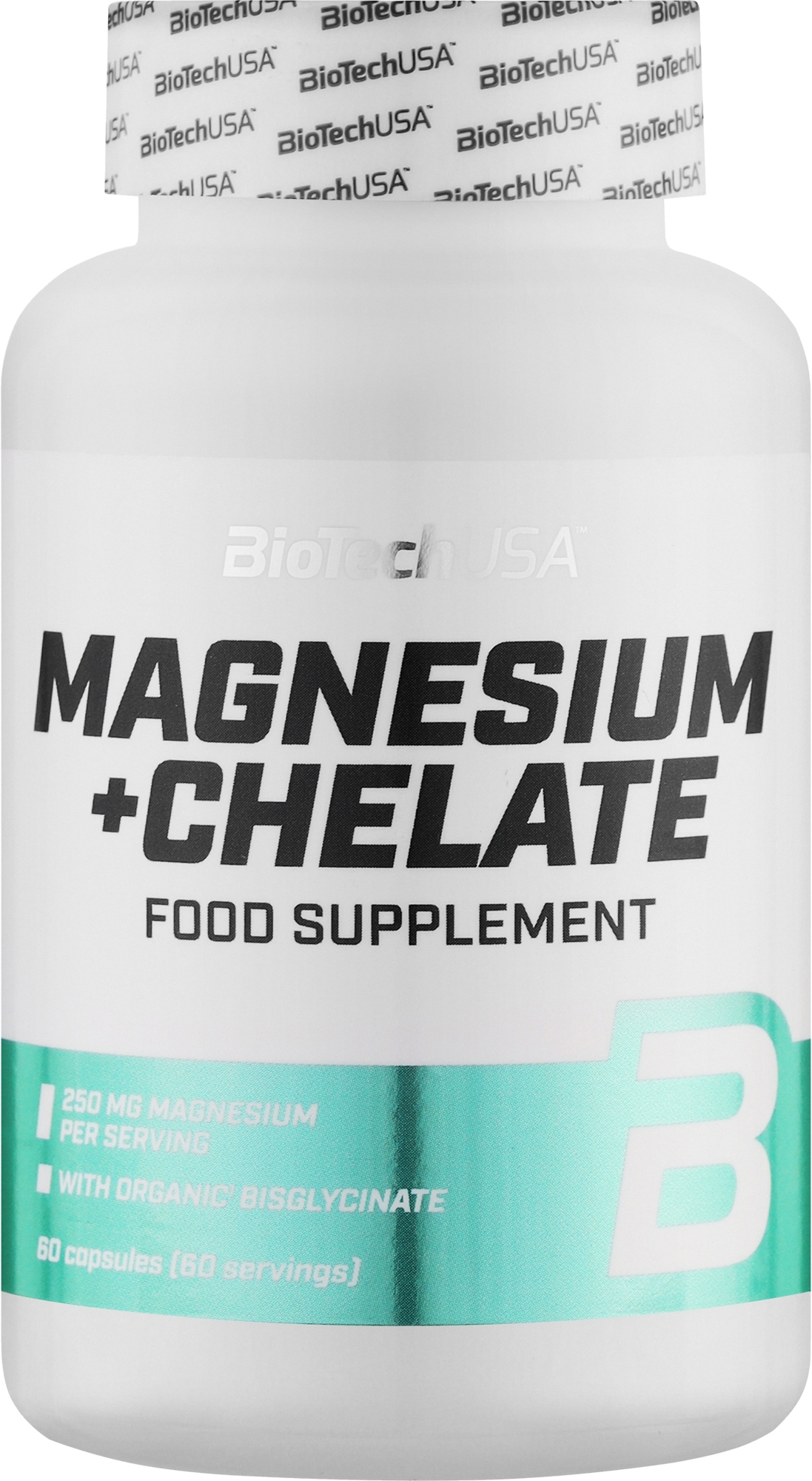 Хелат магния - BiotechUSA Magnesium Chelate — фото 60шт