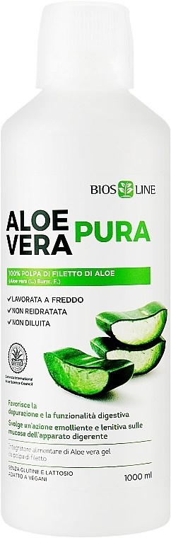 Харчова добавка "Алое вера гель" - BiosLine Principium Aloe Vera Pura — фото N1