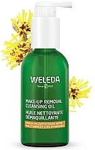 Гидрофильное масло для снятия макияжа  с органическим гамамелисом для сухой и чувствительной кожи - Weleda Make-Up Removal Cleansing Oil — фото N3