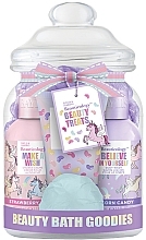 Парфумерія, косметика Набір, 5 продуктів - Baylis & Harding Beauticology Candy Beauty Bath Goodies Gift Set