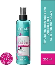 Двофазний кондиціонер для захисту кольору волосся - Urban Pure Coconut & Aloe Vera Leave In Conditioner — фото N2