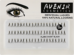 Накладні вії пучкові, 10 мм - Avenir Cosmetics — фото N2