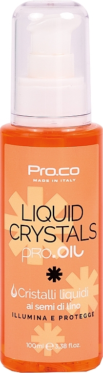 Жидкие кристаллы для блеска волос - Pro.Co Liquid Crystals Pro.Oil — фото N1