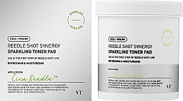 Розгладжувальні подушечки для обличчя - VT Cosmetics Reedle Shot Synergy Sparkling Toner Pad — фото N1