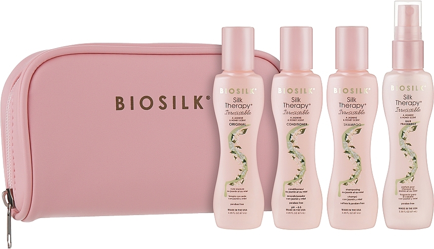 Набір, 5 продуктів - Biosilk Silk Therapy Irresistible Travel Gift Set Kit — фото N1