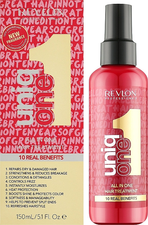Спрей-маска для волос - Revlon Professional UniqOne Hair Treatment Celebration Edition  — фото N2