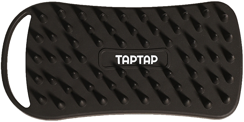 Силиконовая щeтка для тела 2в1, черная - Taptap — фото N2