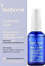 Ночная восстанавливающая крем-маска для лица - Biotinne Care Slow Age Skin — фото N2