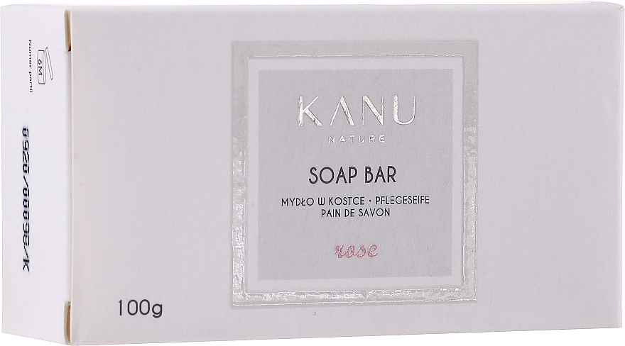 Шматкове мило "Троянда" для рук і тіла - Kanu Nature Soap Bar Rose — фото N1