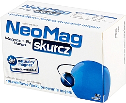 Диетическая добавка в таблетках - Aflofarm NeoMag Skurcz — фото N1