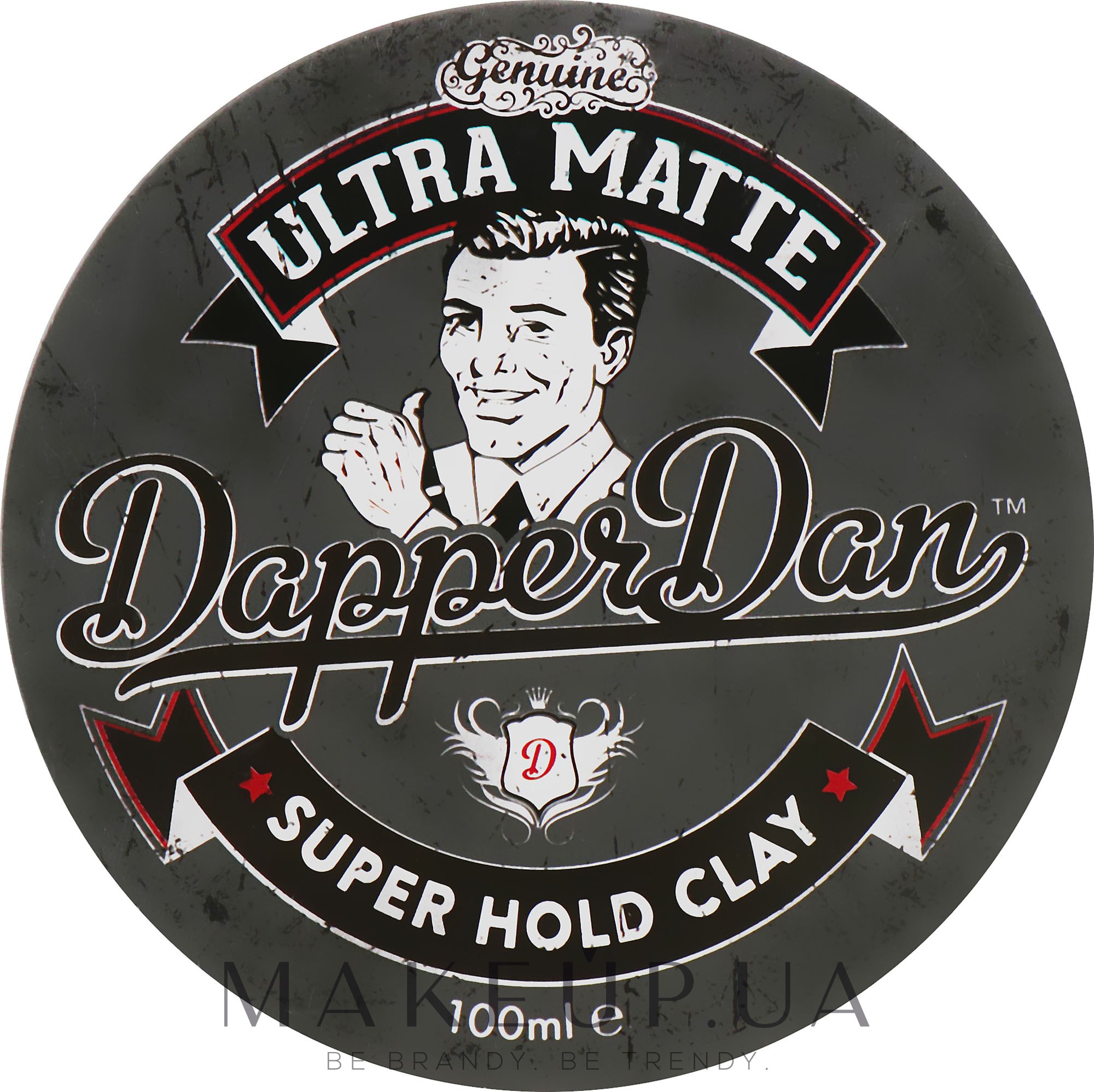 Глина для укладки волос матовая - Dapper Dan Ultra Matte Super Hold Clay — фото 100ml