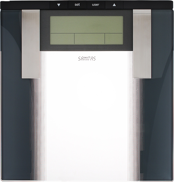 Розумні ваги, SBG 21, сірі - Sanitas Smart Bathroom Scales — фото N1