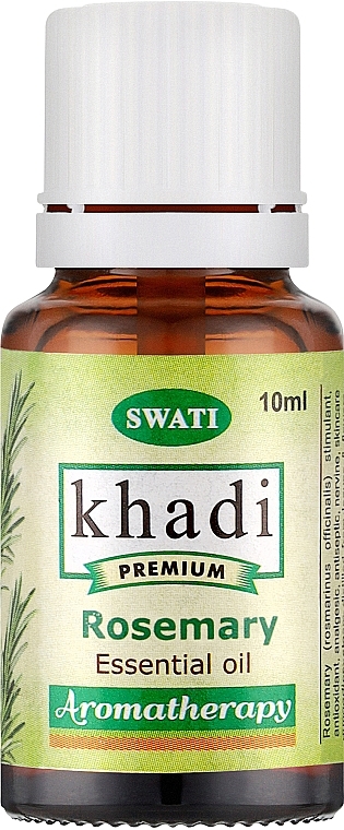 Чистое эфирное масло "Розмарин" - Khadi Swati Premium Pure 100% Essential Oil Rosemary — фото N1