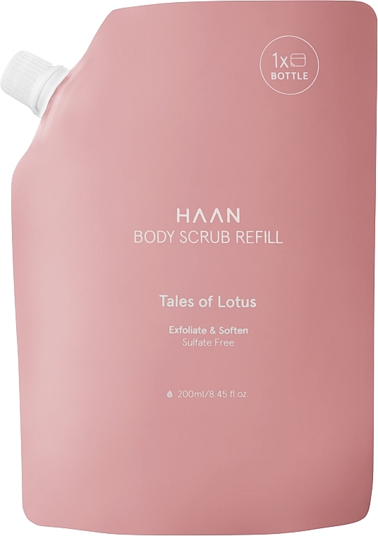 Скраб для тела "Рассказы лотоса" - HAAN Body Scrub Tales of Lotus Refill (сменный блок) — фото N1