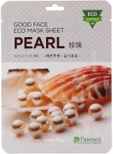 Парфумерія, косметика Маска з екстрактом перлин для обличчя - Amicell Pascucci Good Face Eco Mask Sheet Pearl