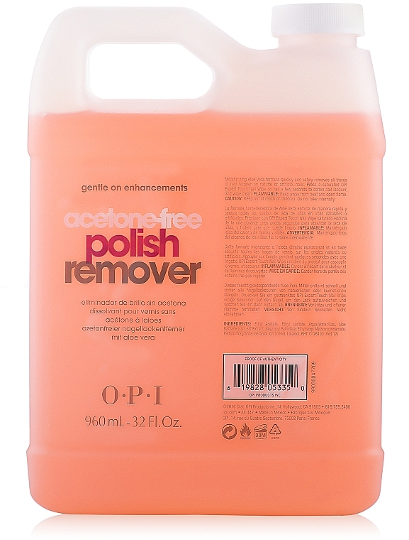 Рідина для зняття лаку без ацетону - O. P. I Non-Acetone Polish — фото N5