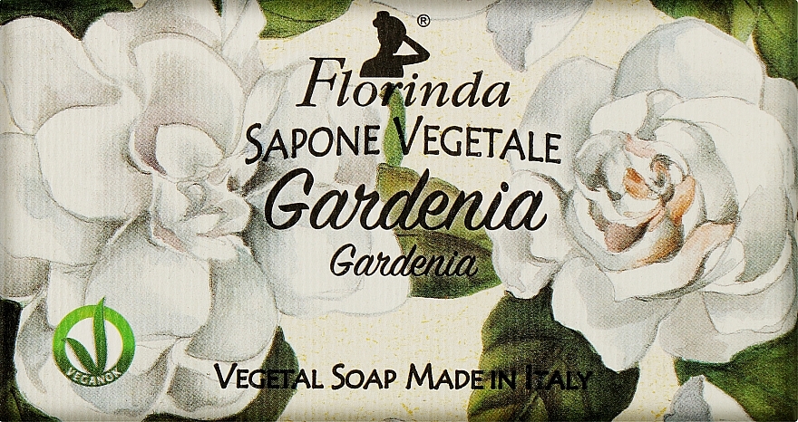 Мило натуральне "Гарденія" - Florinda Sapone Vegetale Gardenia — фото N1