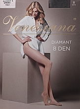 Колготки для жінок "Diamant", 8 Den, grigio - Veneziana — фото N1