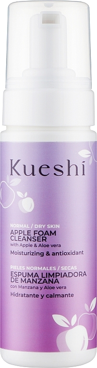 Пенка для очищения лица с экстрактом яблока - Kueshi Naturals Apple Foam Cleanser