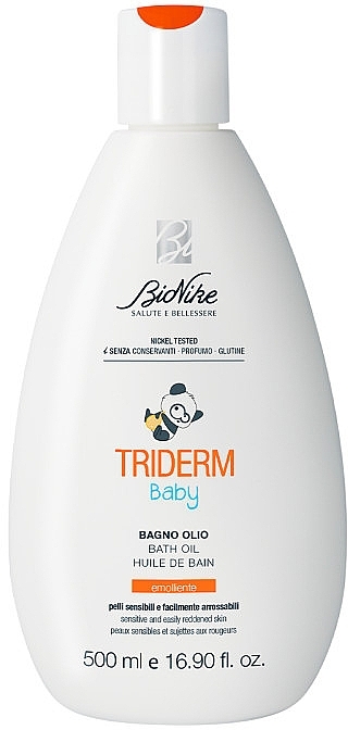 Детское масло для ванны - BioNike Triderm Baby Bath Oil — фото N1