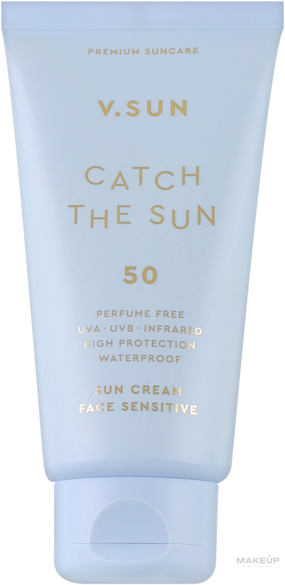 Солнцезащитный крем для лица - V.Sun Catch The Sun Sensitive Perfume Free Sun Cream SPF50 — фото 75ml