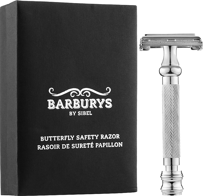 Станок для бритья со сменным лезвием (металл) - BARBURYS — фото N2