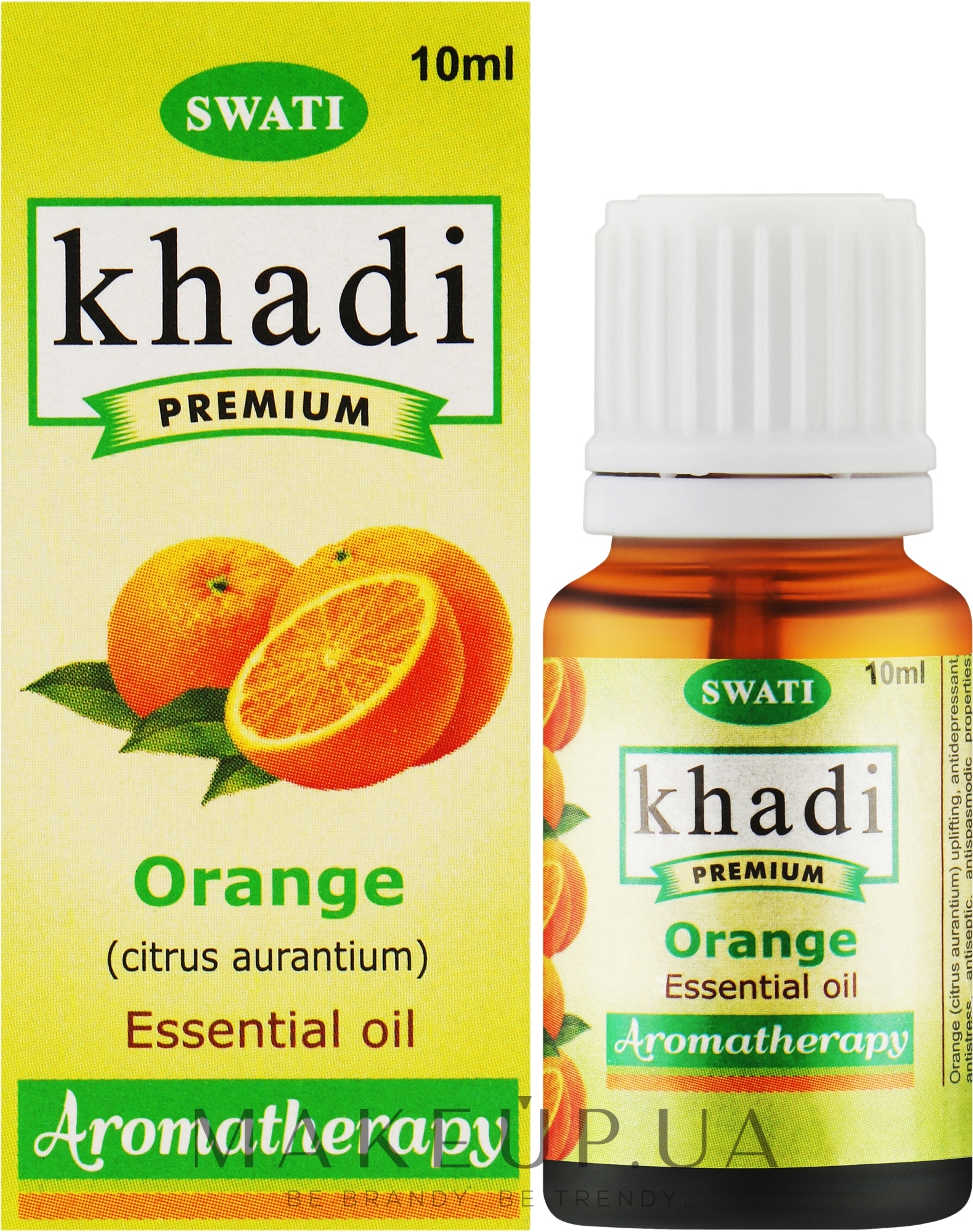 Эфирное масло "Апельсин" - Khadi Swati Premium Essential Oil  — фото 10ml