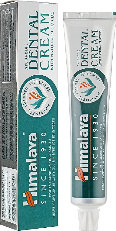 УЦЕНКА Зубная паста - Himalaya Herbals Ayurvedic Dental Cream * — фото N4