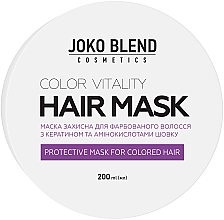Духи, Парфюмерия, косметика Маска для фарбованого волосся - Joko Blend Color Protect Hair Mask