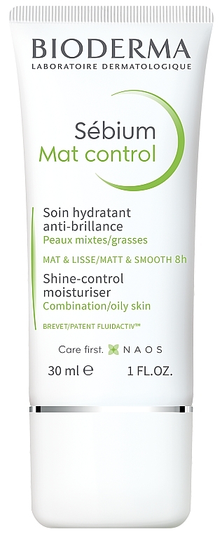 УЦІНКА Матуючий крем для обличчя - Bioderma Sebium Mat Control * — фото N1