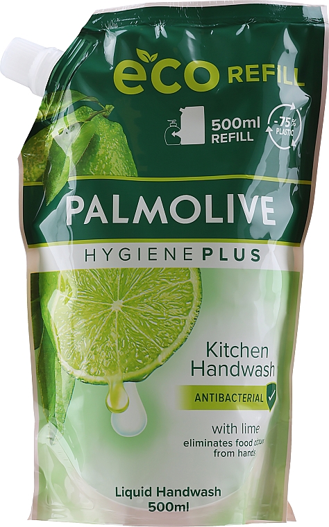 Рідке мило "Лайм", яке нейтралізує запах - Palmolive Kitchen Hand Wash (змінний блок) — фото N3