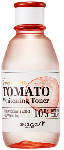 Тонер осветляющий с экстрактом томата - Skinfood Premium Tomato Whitening Toner