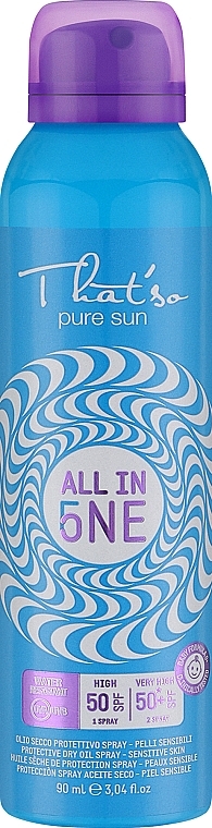 Солнцезащитный спрей для чувствительной кожи для младенцев - That’So All in One After Sun SPF50 — фото N1