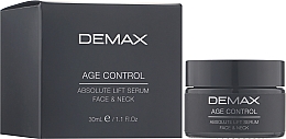 Ліфтинг-сироватка для обличчя й шиї - Demax Age Control Absolute Lift Serum Face & Neck — фото N2