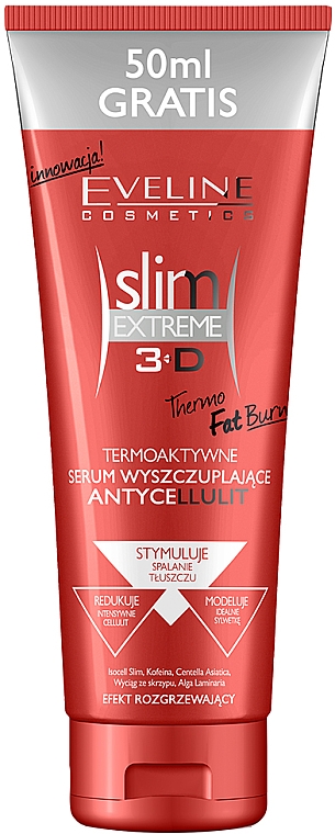 Термоактивный крем-гель для коррекции фигуры - Eveline Cosmetics Slim Extreme 4D Thermo Fat Burner — фото N1