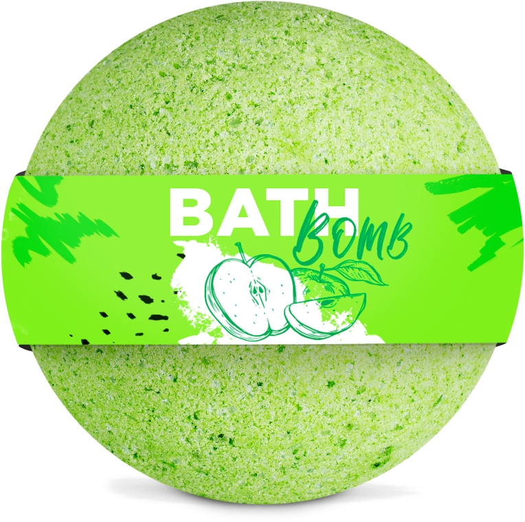 Бомбочка для ванны "Apple" - SHAKYLAB Bath Bomb