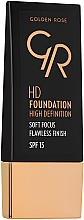 Духи, Парфюмерия, косметика Тональный крем - Golden Rose HD Foundation High Definition