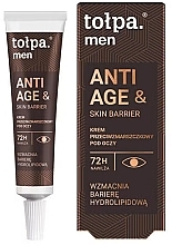 Парфумерія, косметика Крем для шкіри навколо очей проти зморщок - Tolpa Men Anti Age&Skin Barrier