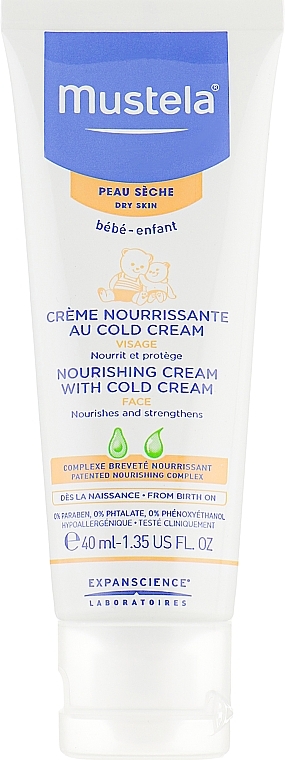 УЦЕНКА Кольд-крем для лица - Mustela Bebe Nourishing Cream with Cold Cream * — фото N3