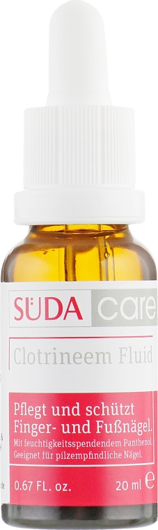 Флюид с клотримазолом для ногтей, флакон с пипеткой - Suda Care Clotrineem Fluid — фото N4