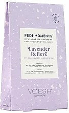 Набор для педикюра "Лавандовое облегчение" - Voesh Pedi Moments Diy At-Home Spa Pedicure Kit Lavender Relieve — фото N1