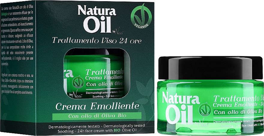 Крем живильний для обличчя з оливковою олією - Nani Natura Oil Face Cream — фото N2