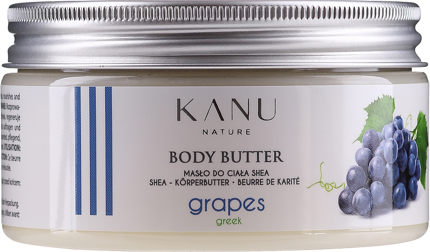 Масло для тела "Греческий виноград" - Kanu Nature Greek Grape Body Butter — фото N1